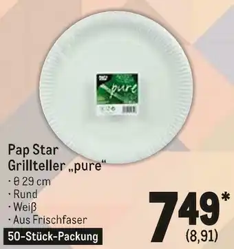 METRO Pap star grillteller „pure“ Angebot