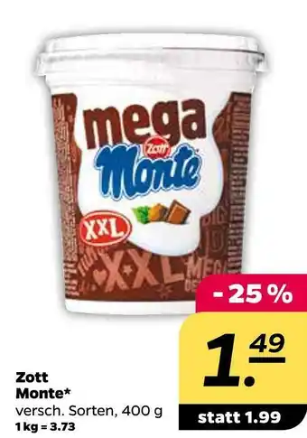 NETTO Zott monte eis Angebot