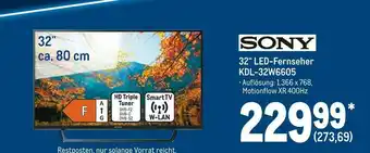 METRO Sony 32“ led-fernseher Angebot