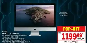 METRO Apple imac 27“ mxwt2d/a Angebot