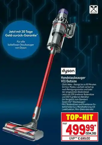 METRO Dyson handstaubsauger Angebot