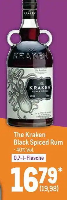 METRO The kraken black spiced rum Angebot