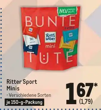 METRO Ritter sport minis schokolade Angebot