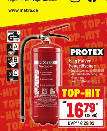 METRO Protex 6 kg pulver-feuerlöscher Angebot