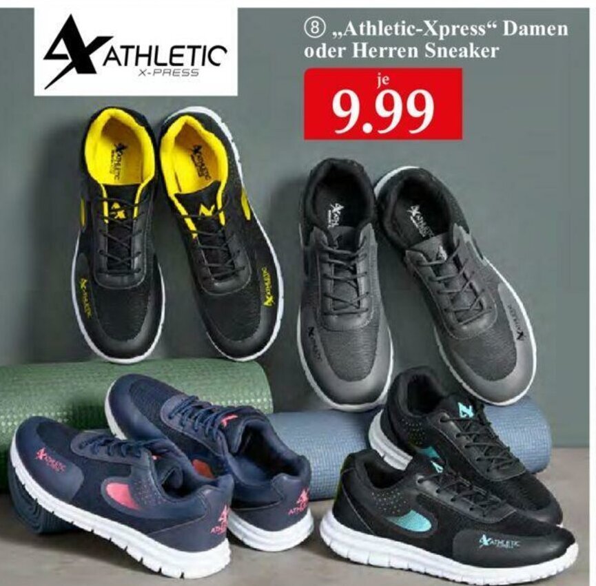 Athletic Xpress Damen oder Herren Sneaker Angebot bei Woolworth