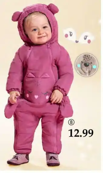 Woolworth Baby Overall mit Fäustlingen Angebot