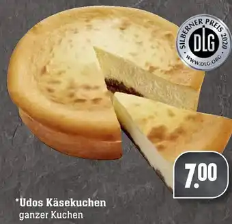 Edeka Neukauf Udos Käsekuchen ganzer Kuchen Angebot