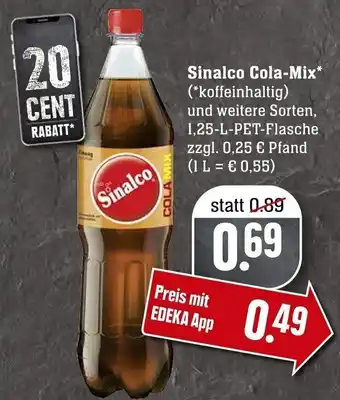 Edeka Neukauf Sinalco Cola Mix 1,25L Angebot