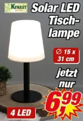 Posten Börse KYNAST Solar LED Tischlampe Angebot