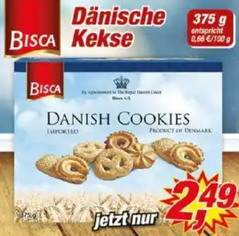 Posten Börse BISCA Dänische Kekse 375 g Angebot