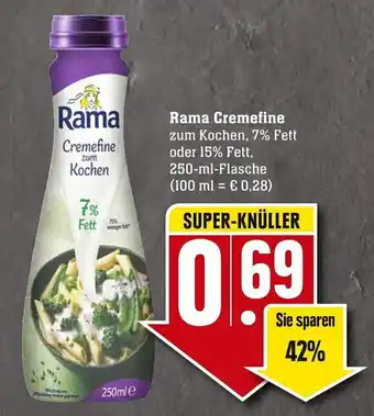 Edeka Neukauf Rama Cremefine 250ml Angebot