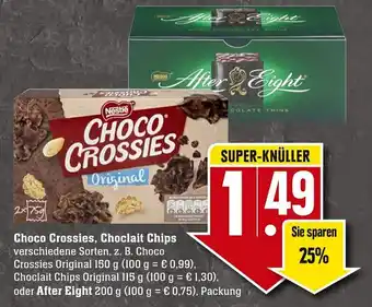 Edeka Neukauf Choco Crossies, Choclait Chips oder After Eight Angebot