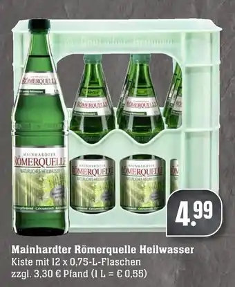 Edeka Neukauf Mainhardter Romerquelle Heilwasser 12x0,75L Angebot