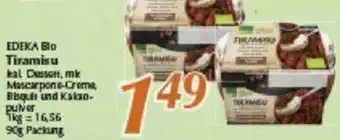 inkoop EDEKA Bio Tiramisu 90g Packung Angebot