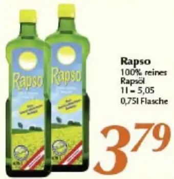 inkoop Rapso 100% reines Rapsöl 0,75 L Flasche Angebot