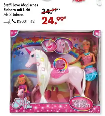 Galeria Steffi Love Magisches Einhorn mit Licht Angebot