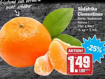 Hit Südafrika Clementinen 750g Angebot