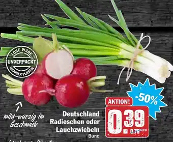 Hit Deutschland Radieschen oder Lauchzwiebeln Angebot