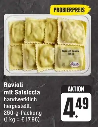 Scheck-in-Center Ravioli mit Salsiccia 250-g-Packung Angebot