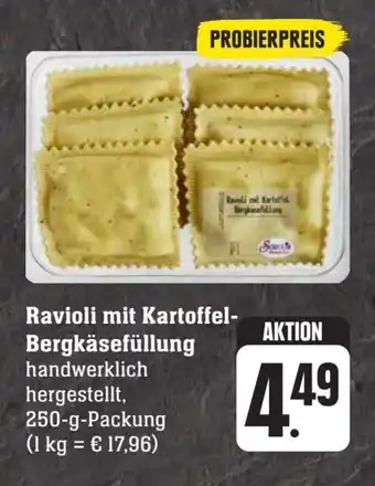 Scheck-in-Center Ravioli mit Kartoffel- Bergkäsefüllung 250-g-Packung Angebot