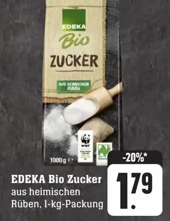 Scheck-in-Center EDEKA Bio Zucker aus heimischen Rüben, 1-kg-Packung Angebot