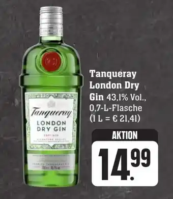 Scheck-in-Center Tanqueray London Dry Gin 0,7-L-Flasche Angebot