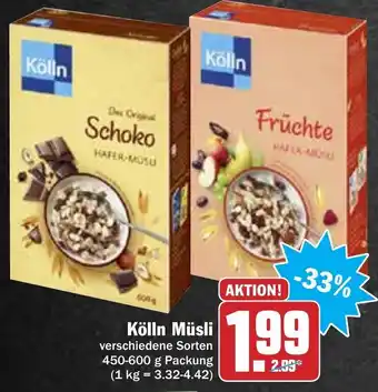 Hit Kölln Müsli 450-600g Angebot