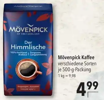 CITTI Markt Mövenpick Kaffee 500-g-Packung Angebot