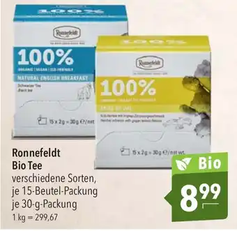 CITTI Markt Ronnefeldt Bio Tee 15-Beutel-Packung 30-g-Packung Angebot