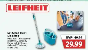 Combi Set Clean Twist Disc Mop Angebot