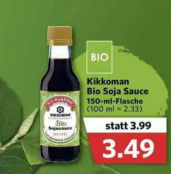 Combi Kikkoman Bio Soja Sauce Angebot