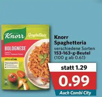 Combi Knorr Spaghetteria Angebot