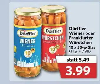 Combi Dörffler Wiener Oder Frankfurter Würstchen Angebot