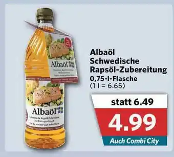 Combi Albaöl Schwedische Rapsöl-zubereitung Angebot