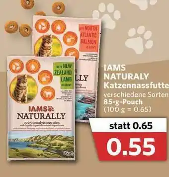 Combi Iams Narturaly Katzennassfutte Angebot