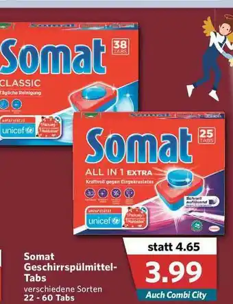 Combi Somat Geschirrspülmittel Tabs Angebot