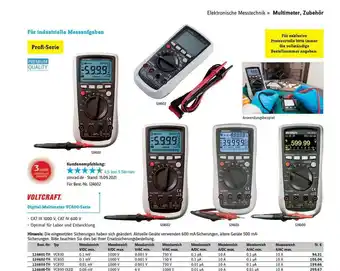 Conrad Digital-multimeter Vc800-serie Voltcraft Angebot