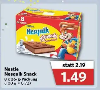 Combi Nestle Nesquick Snack Angebot