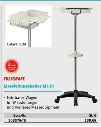 Conrad Voltcraft Messleitungshalter Ml-10 Angebot