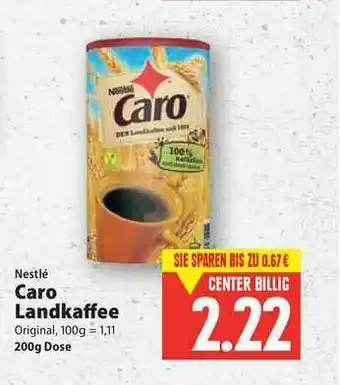 E-Center Nestlé Caro Landkaffee Angebot