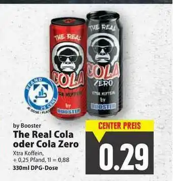 E-Center By Booster The Real Cola Oder Cola Zero Angebot