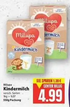 E-Center Milupa Kindermilch Angebot