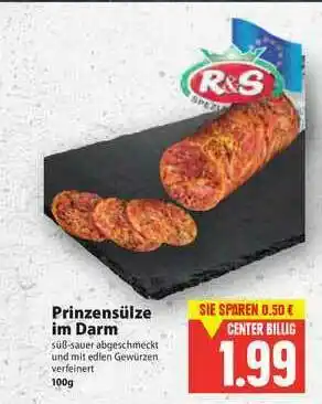 E-Center R&s Prinzensülze Im Darm Angebot