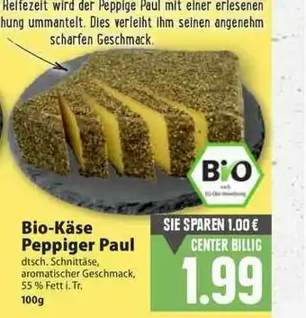 E-Center Bio-käse Peppiger Paul Angebot