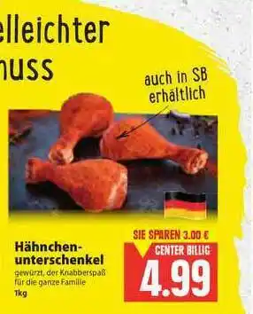 E-Center Hähnchen Unterschenkel Angebot