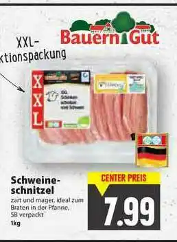 E-Center Bauern Gut Schweine Schnitzel Angebot