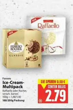 E-Center Ferrero Ice-cream Multipack Angebot