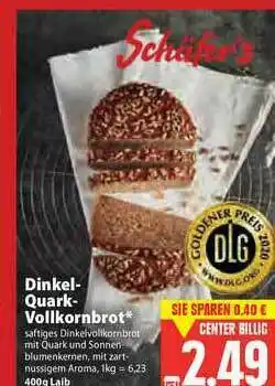 E-Center Schäfer's Dinkel Quark Vollkornbrot Angebot