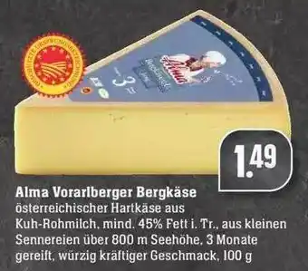 Edeka Alma Vorarlberger Berkäse Angebot