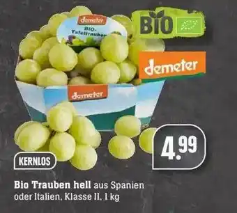 Edeka Bio Trauben Hell Angebot